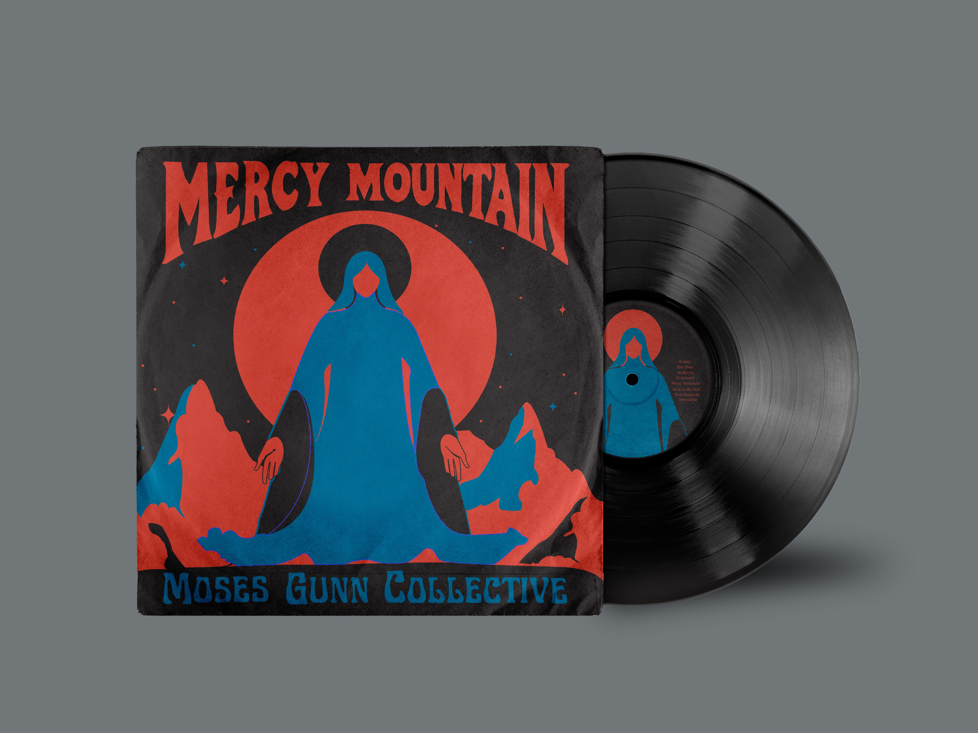 A record with a MERCY MOUNTAIN on it.